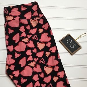 LuLaRoe OS  Valentines Day Leggings